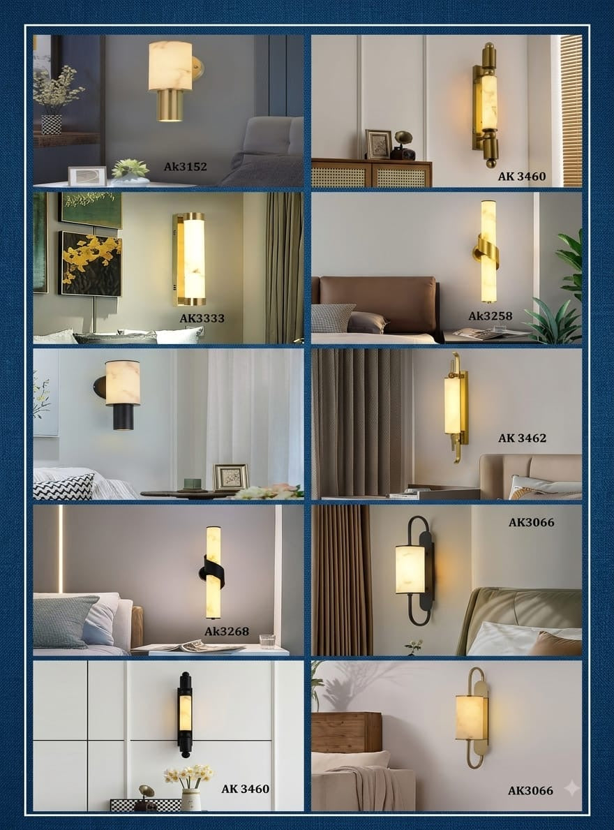 Wall light all design available indoor outdoor use... waterproof good quality... ￼￼