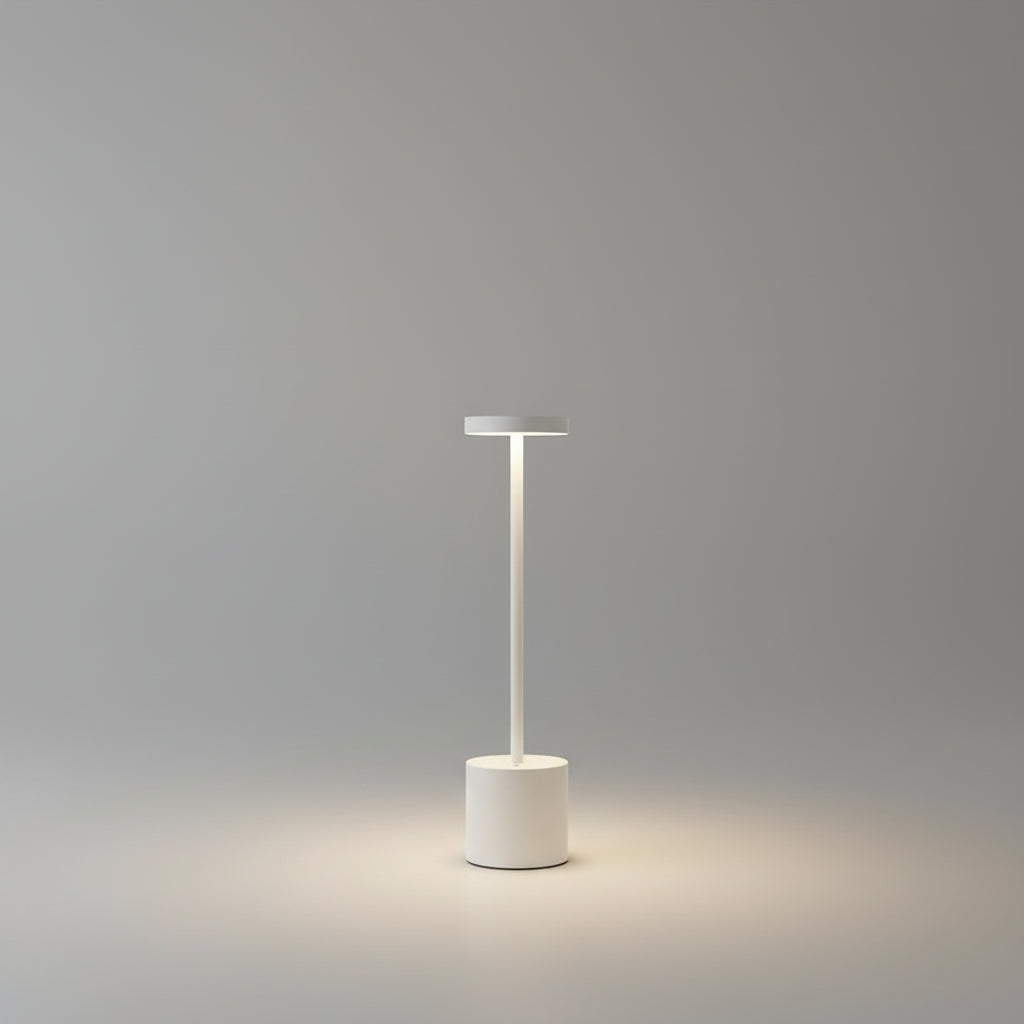 White touch sensor table lamp modern bedside light