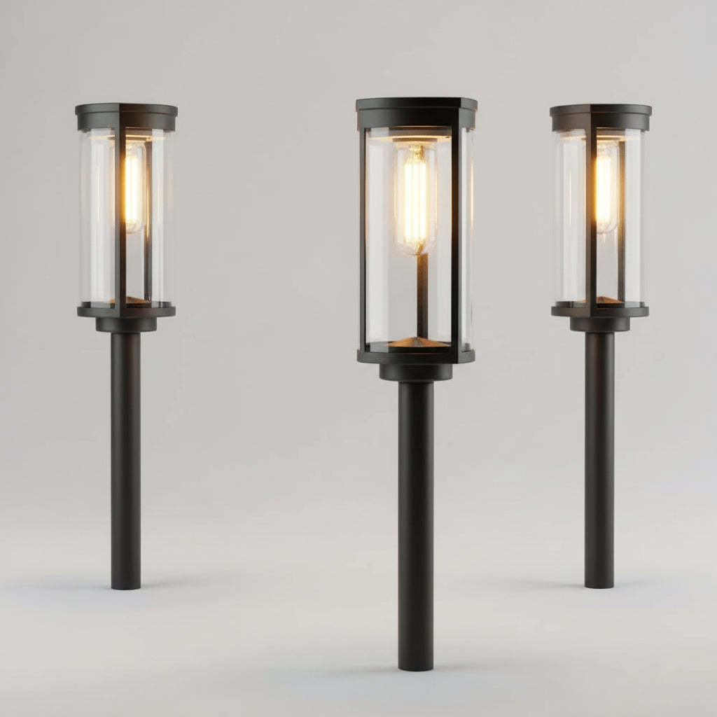 Solar pathway lights outdoor 4 pack bright IP65