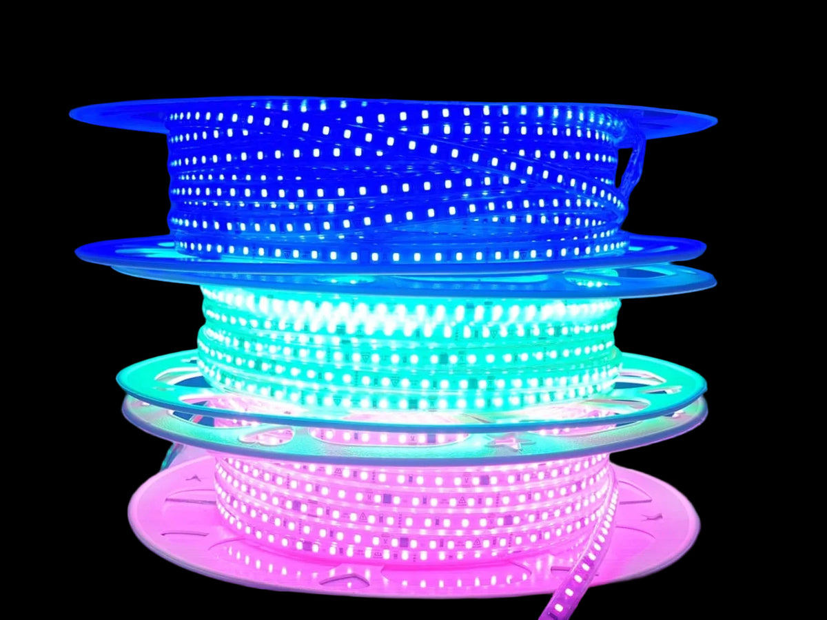 Led Stip Light 50 Meter Roll All Colour Available - white ,waram white,Red, green , blue -Etc... flexible typ good quality indore outdoor use...