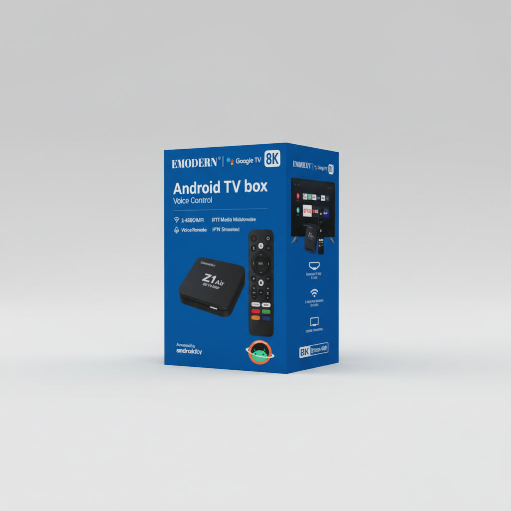 Android TV Box voice remote control EMODERN Z1 Air